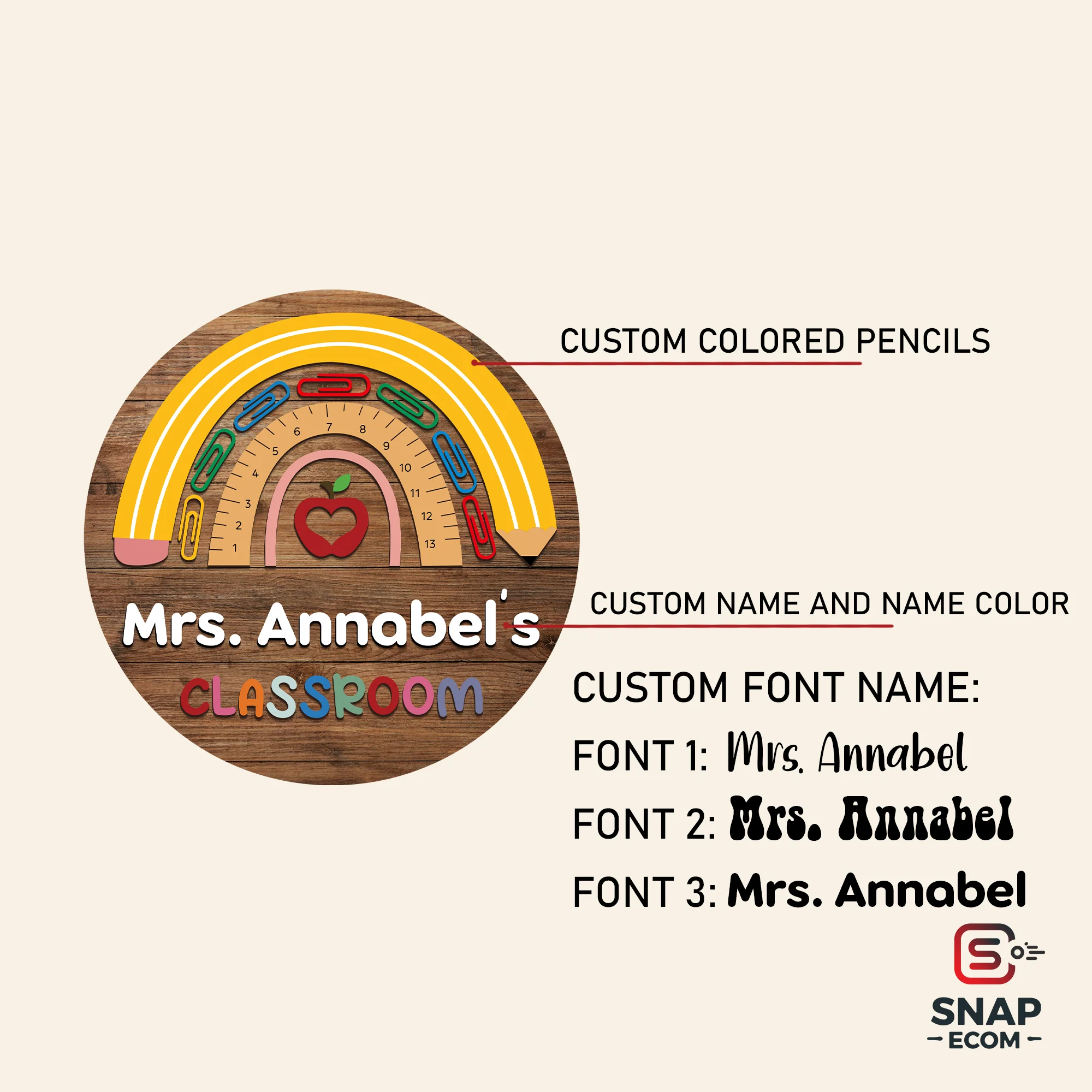 Personalized Wooden Sign - 18