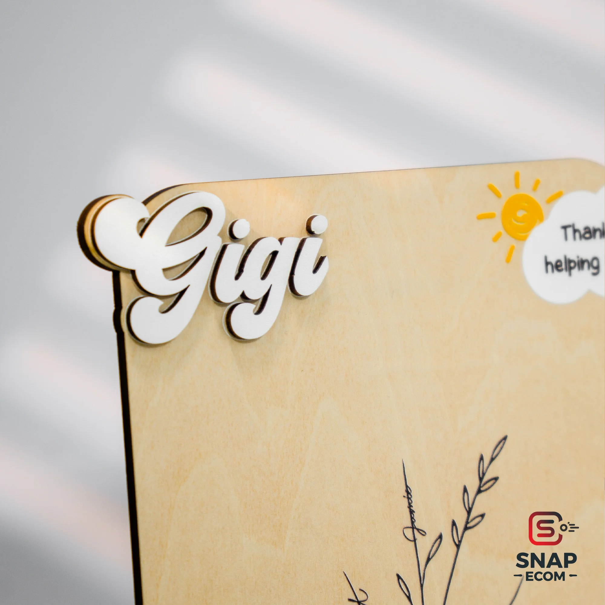 Personalized Wooden Sign - 29