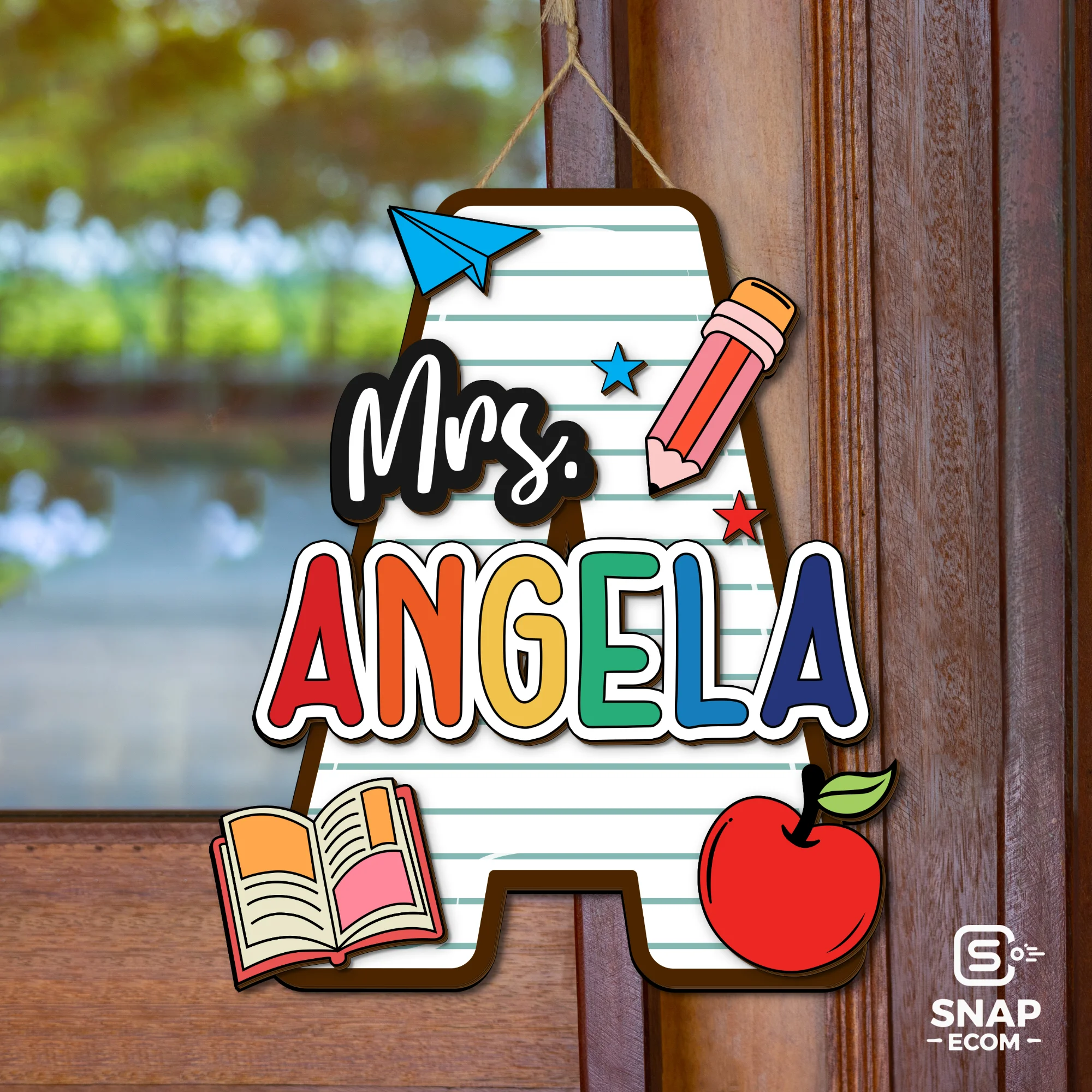 Personalized Wooden Sign - 2 Layer Simple