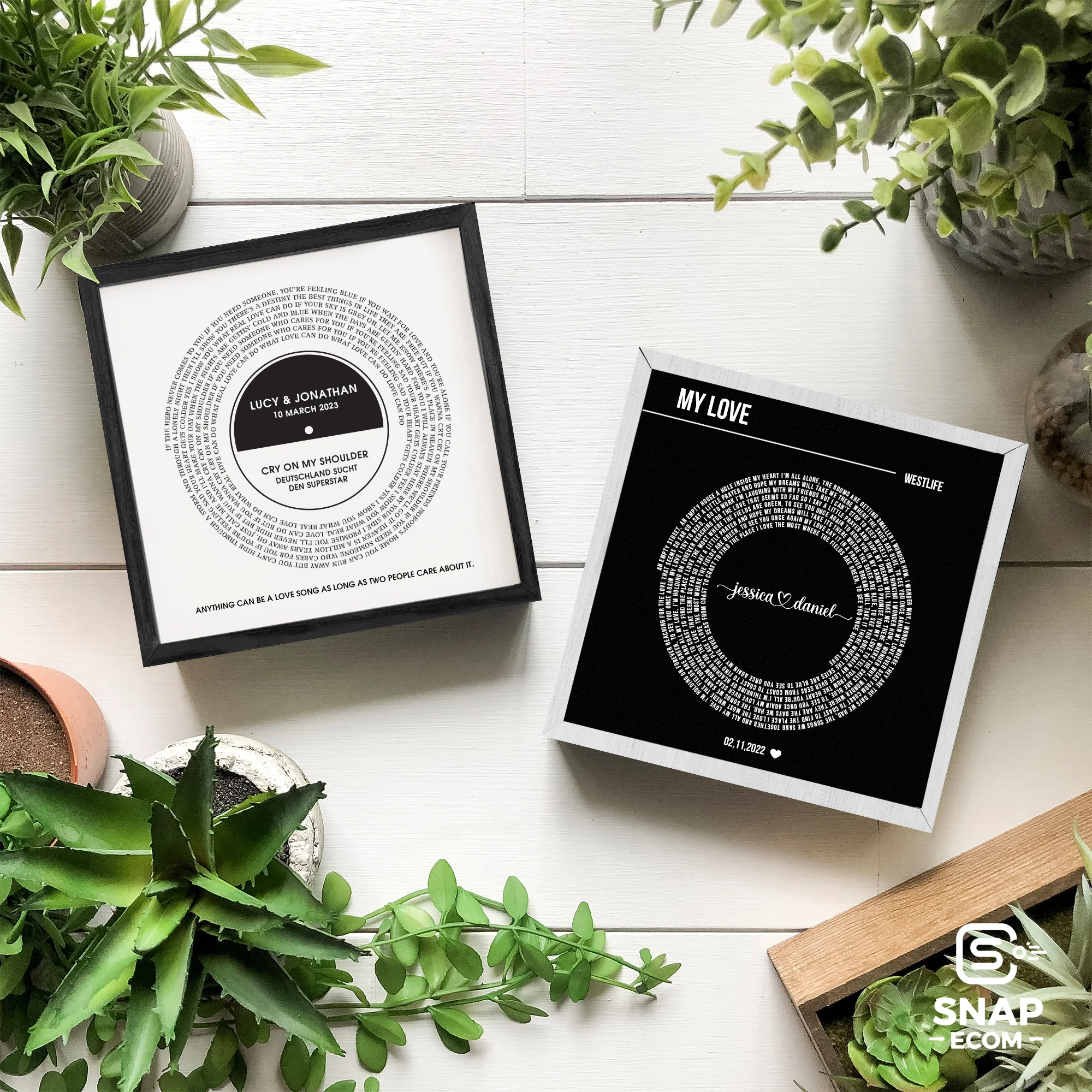 Personalized Wooden Sign - 2 Layer Simple - 6