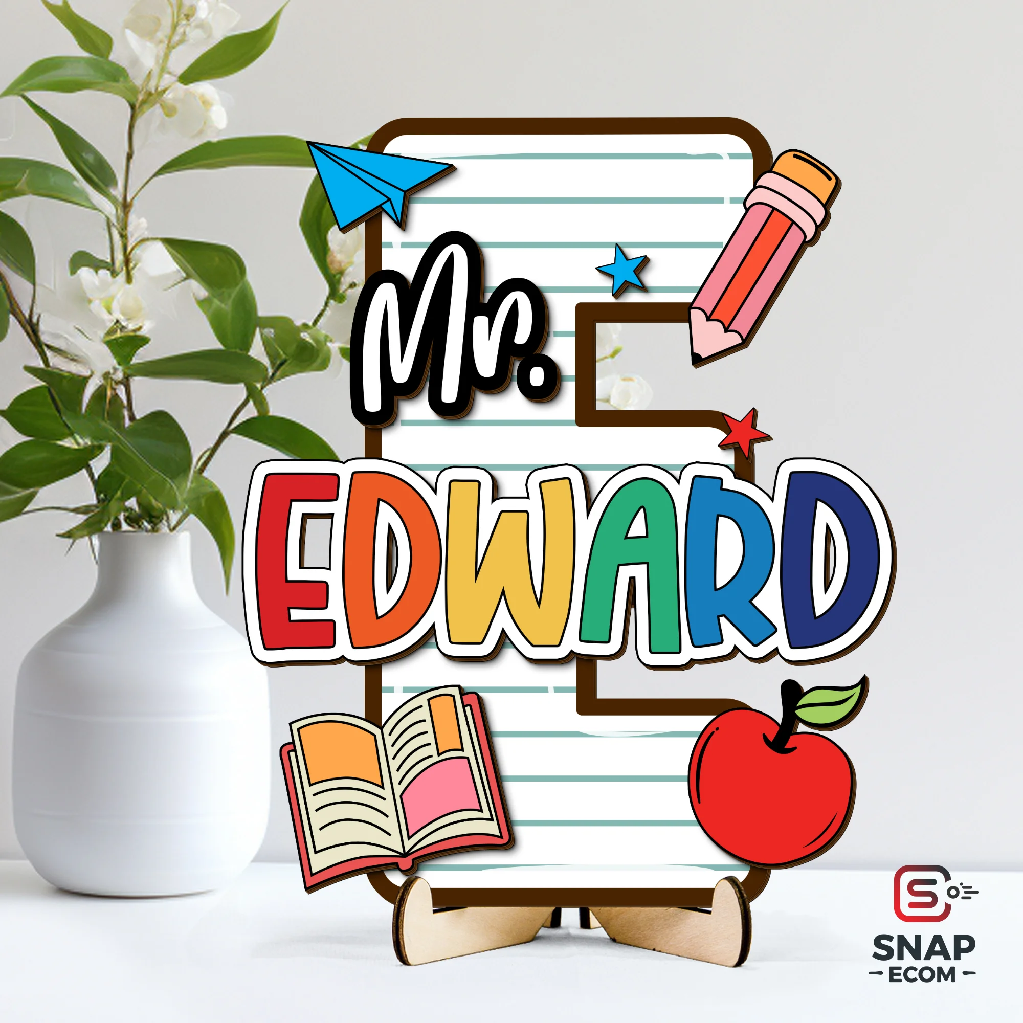 Personalized Wooden Sign - 2 Layer Simple - 12