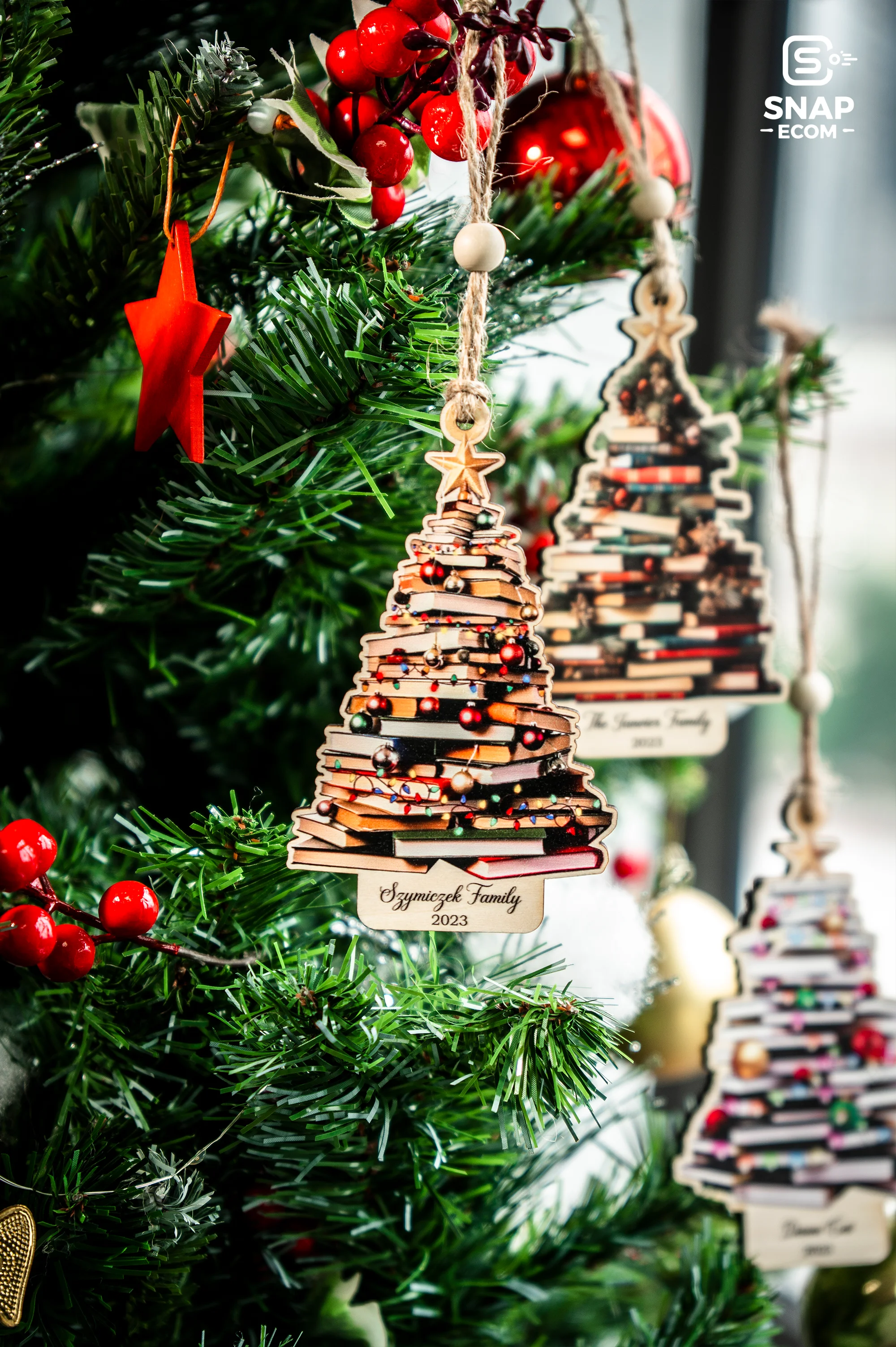 Wood Ornament 1 Layer - 8