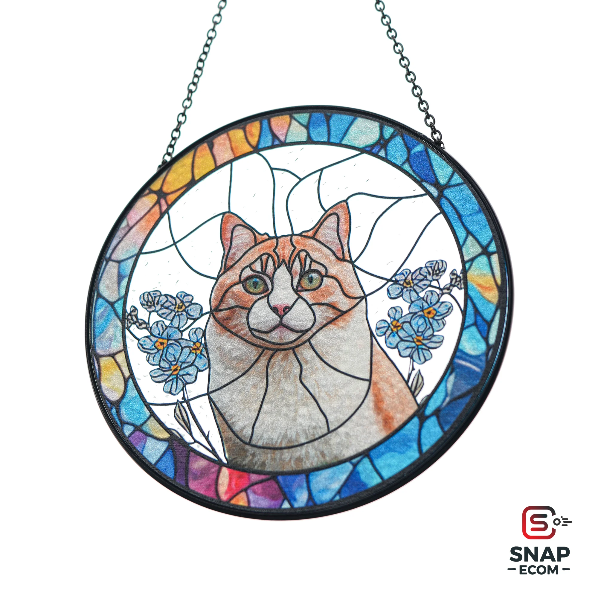 Personalized Stained Glass Suncatcher - 2