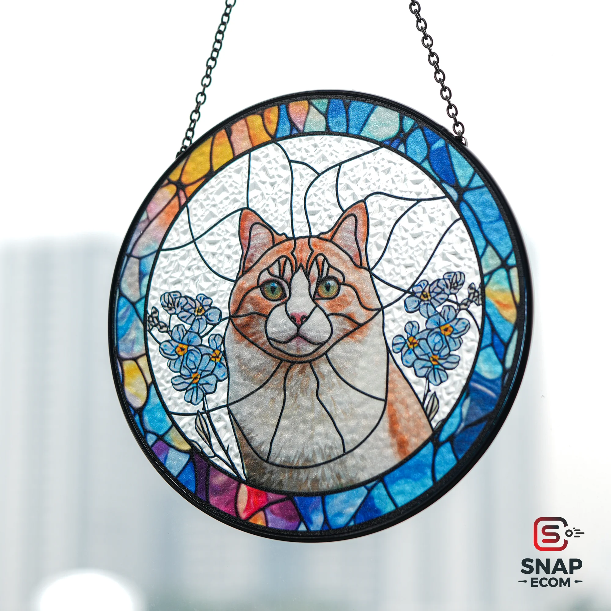 Personalized Stained Glass Suncatcher - 5