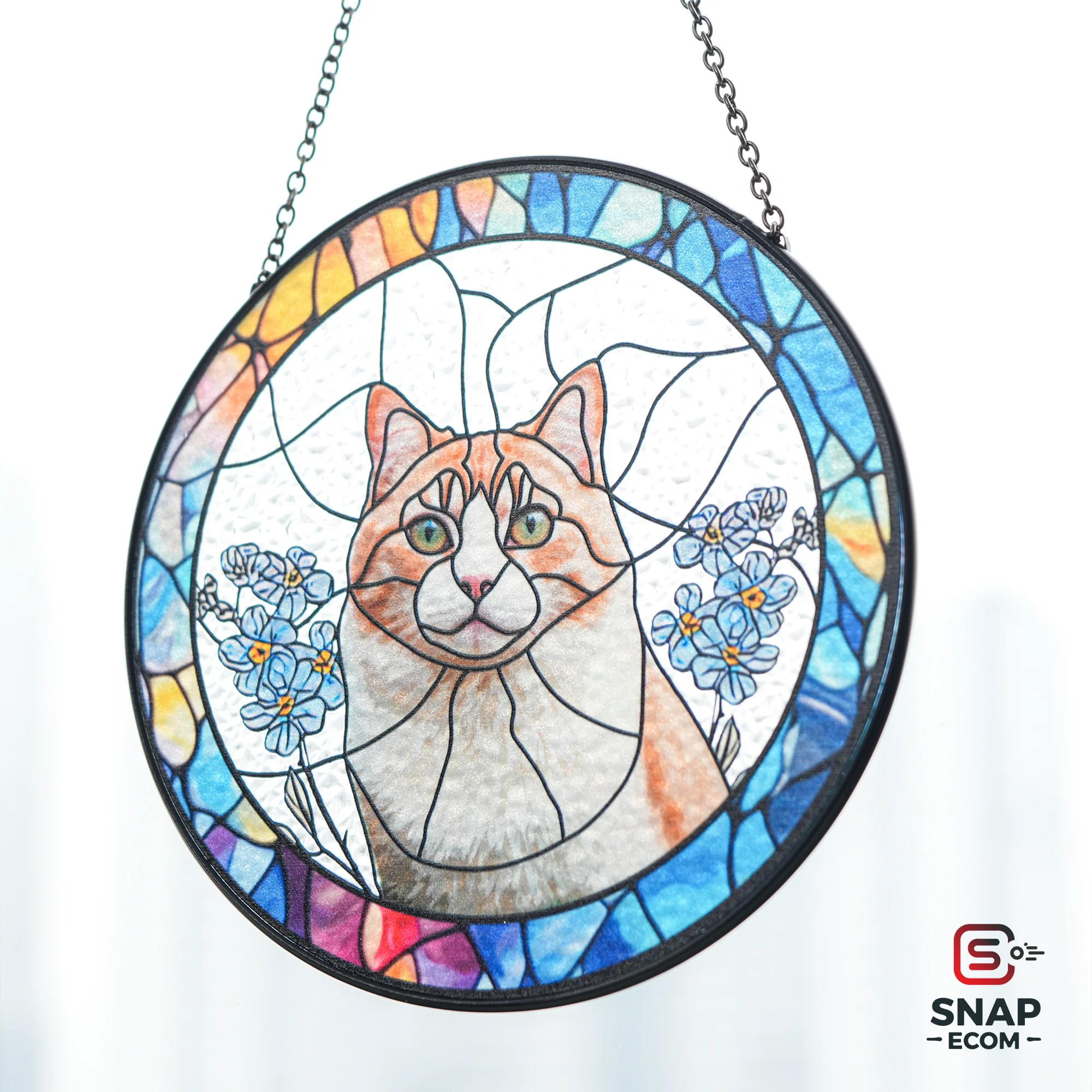 Personalized Stained Glass Suncatcher - 6