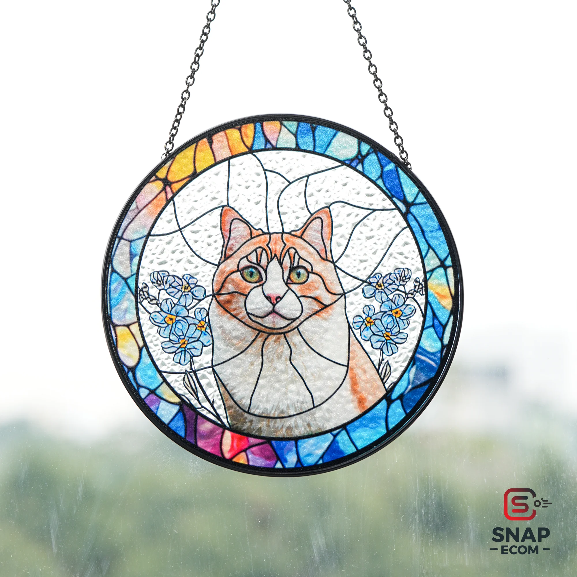 Personalized Stained Glass Suncatcher - 7