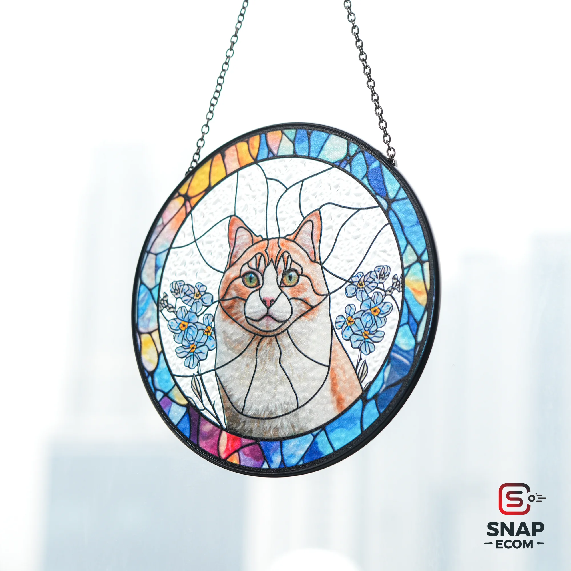 Personalized Stained Glass Suncatcher - 9