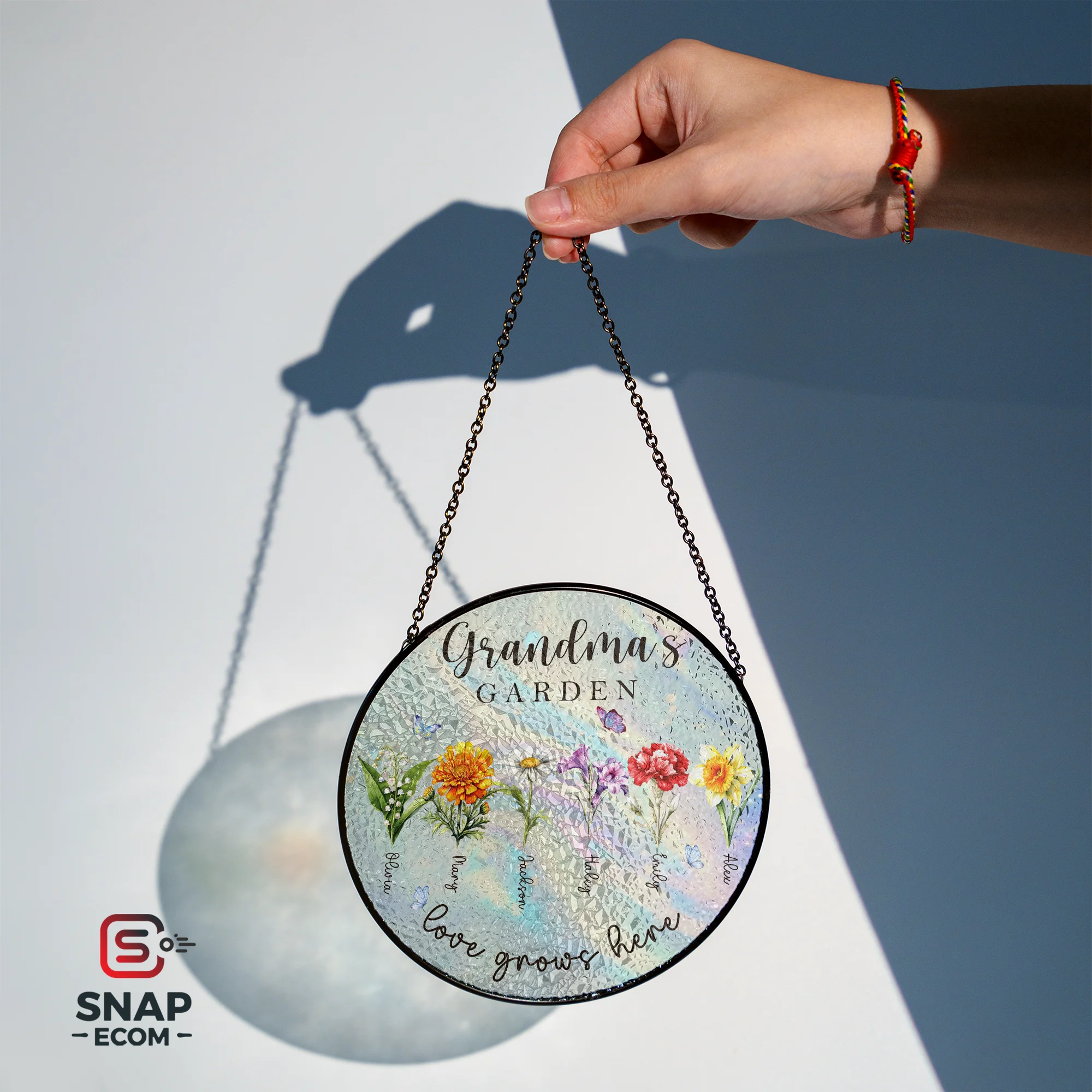 Personalized Stained Glass Suncatcher - 16