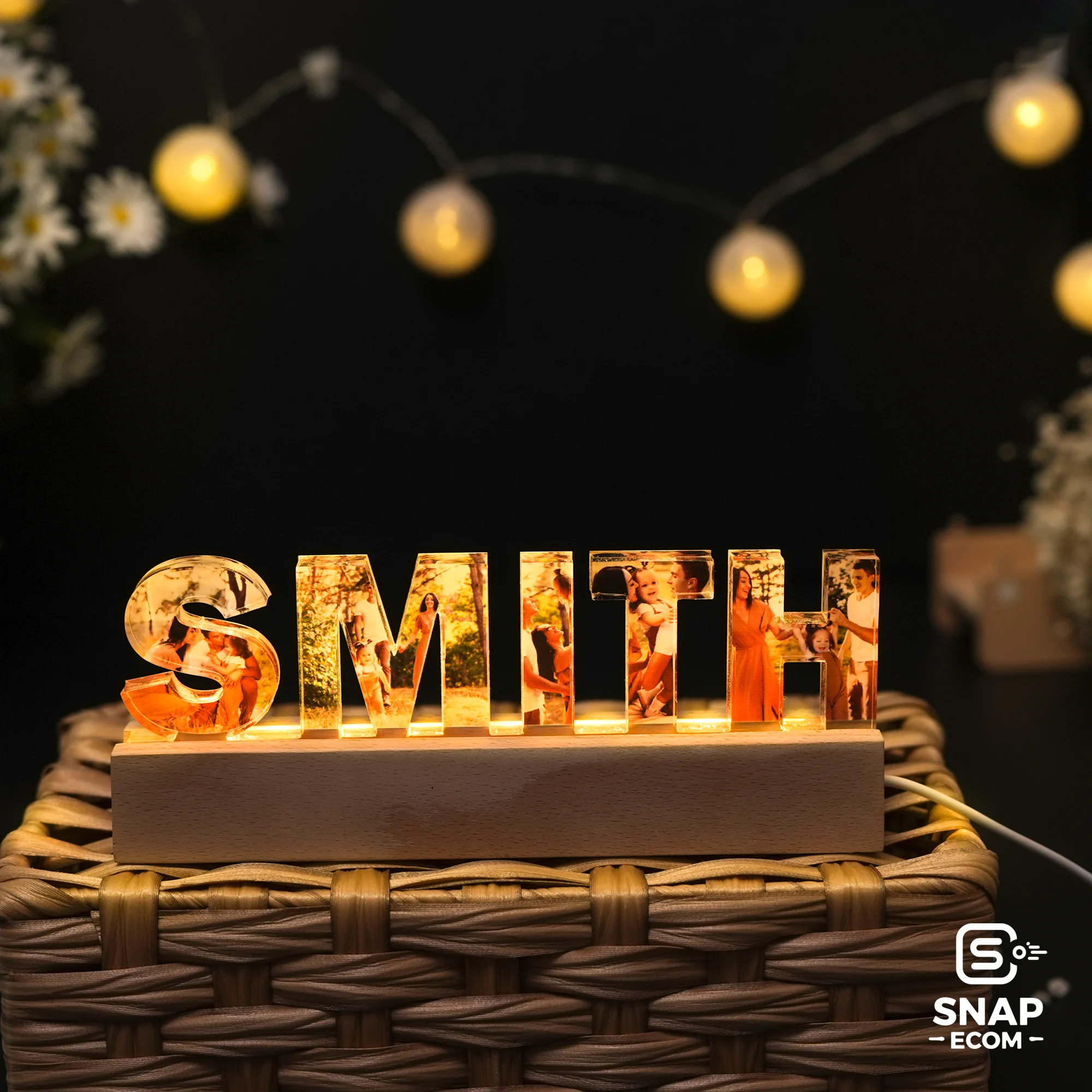 Custom Acrylic Name Night Light - 2