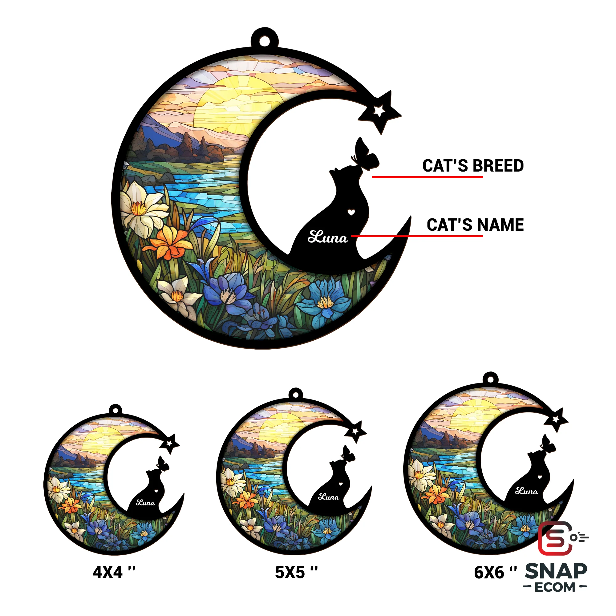 2 Layer Wood-Acrylic Suncatcher - 18