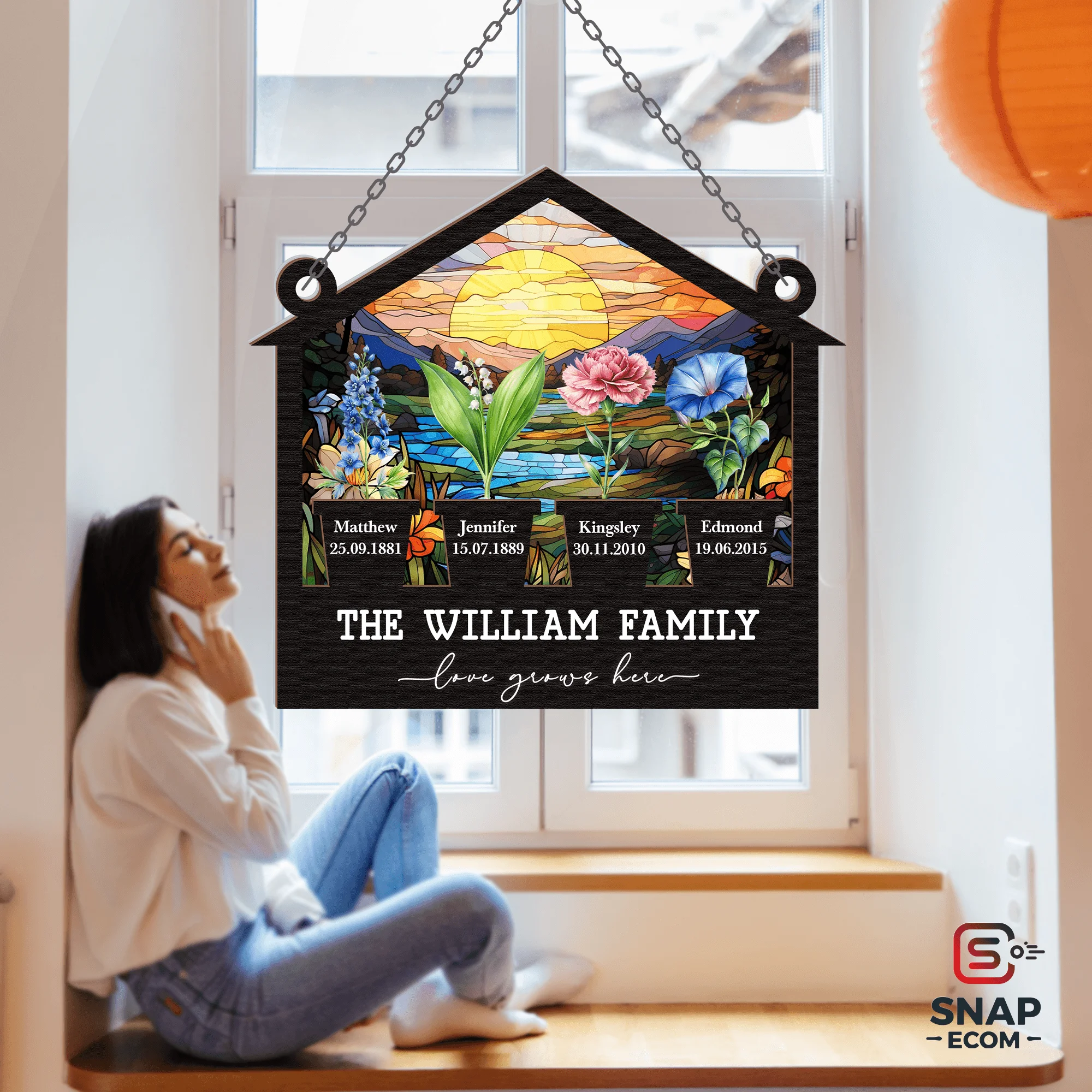 2 Layer Wood-Acrylic Suncatcher - 37