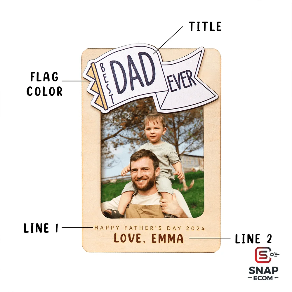 Wood Car Visor Clip - 3 Layer - 11