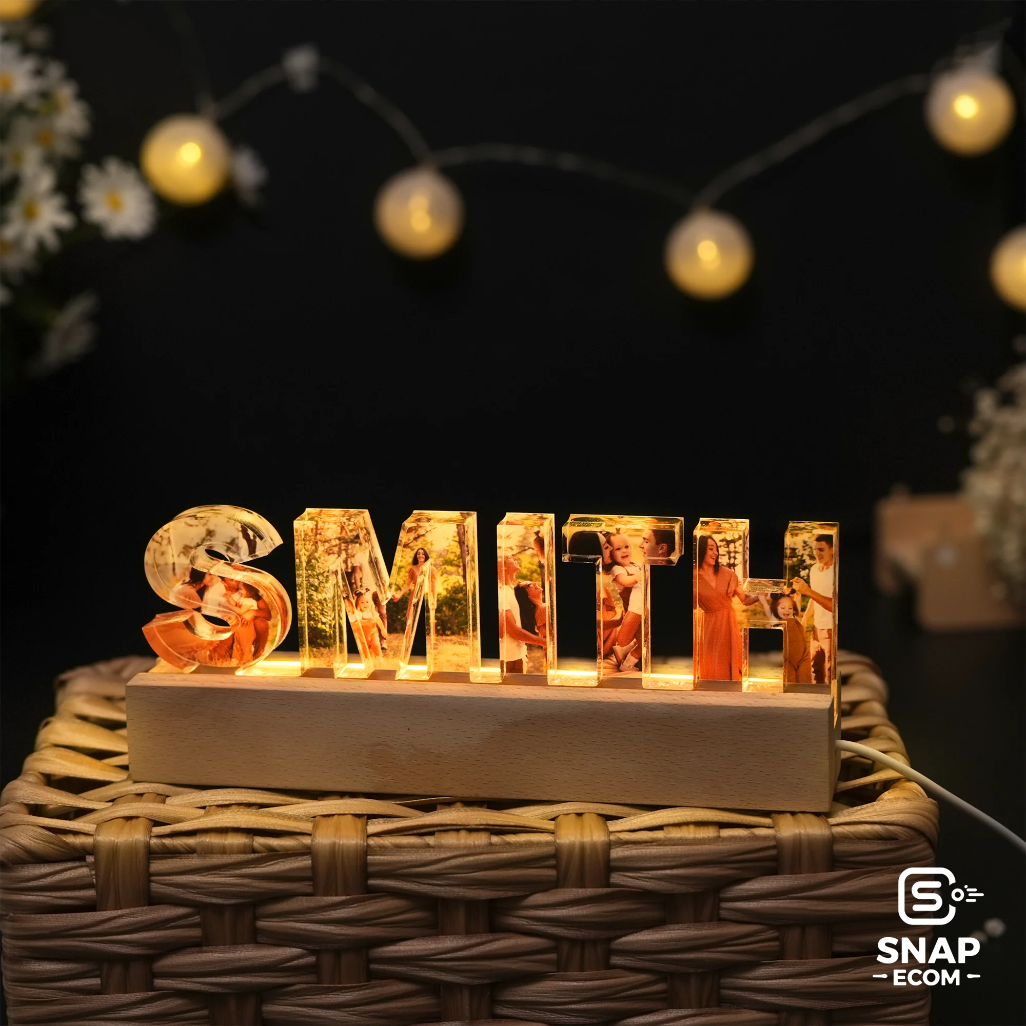 Custom Acrylic Name Night Light - 3