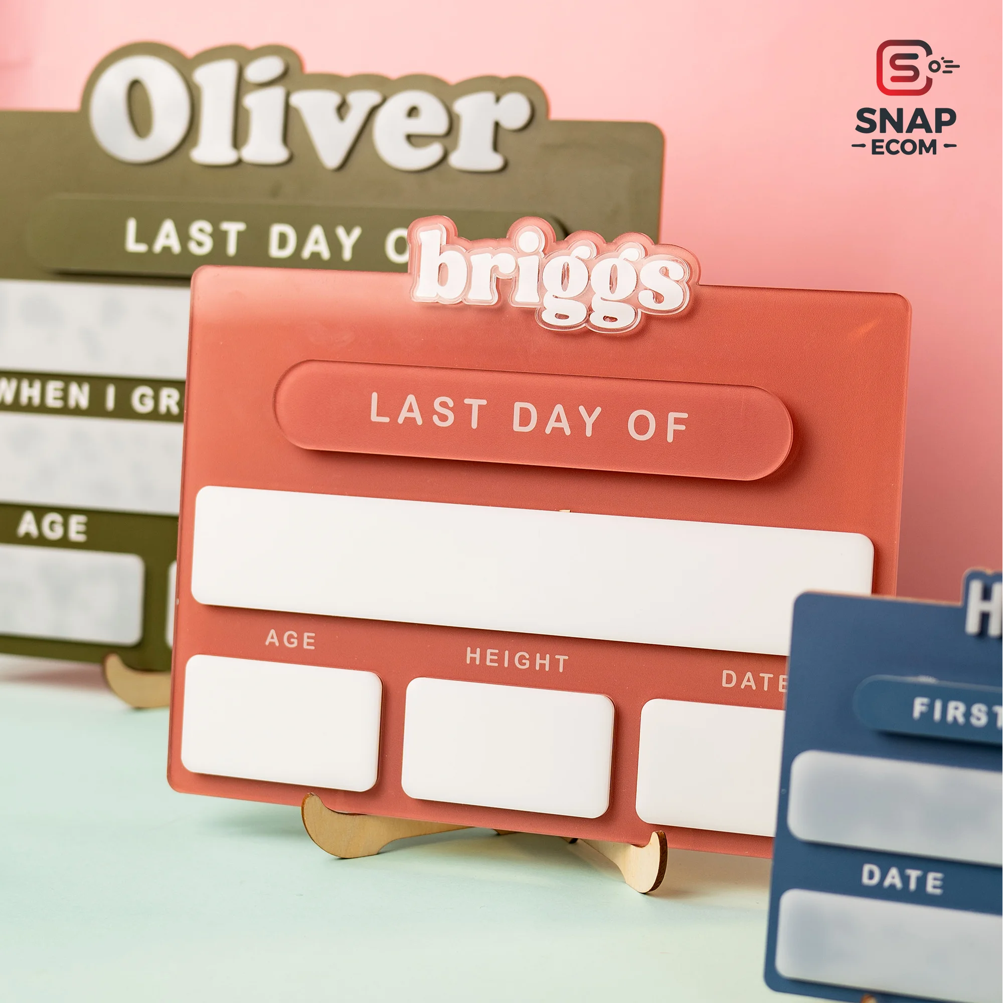 Persionalized First/ Last Day of School Sign  Acrylic - 2 layers - 2