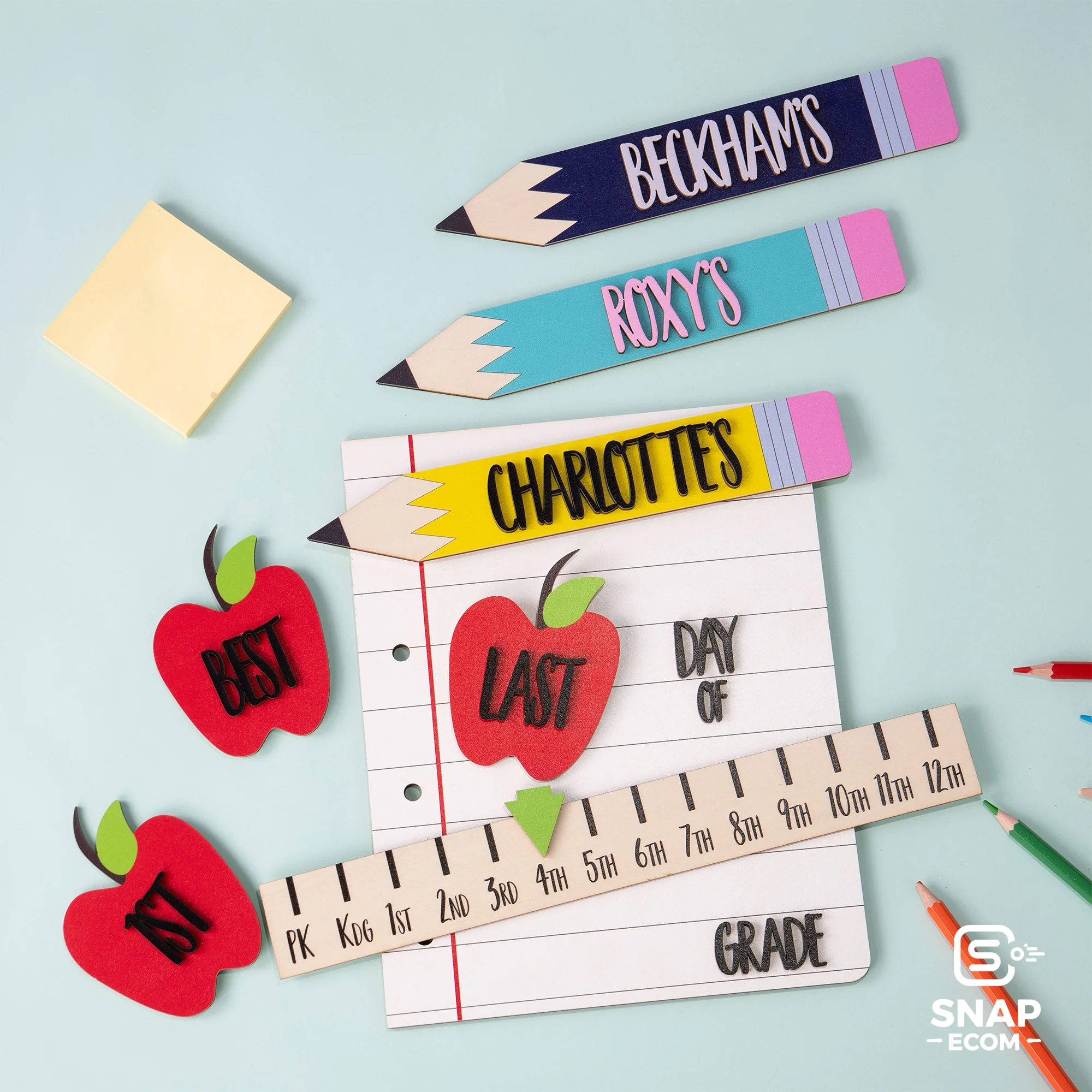 Personalized Adorable First Day of School Sign