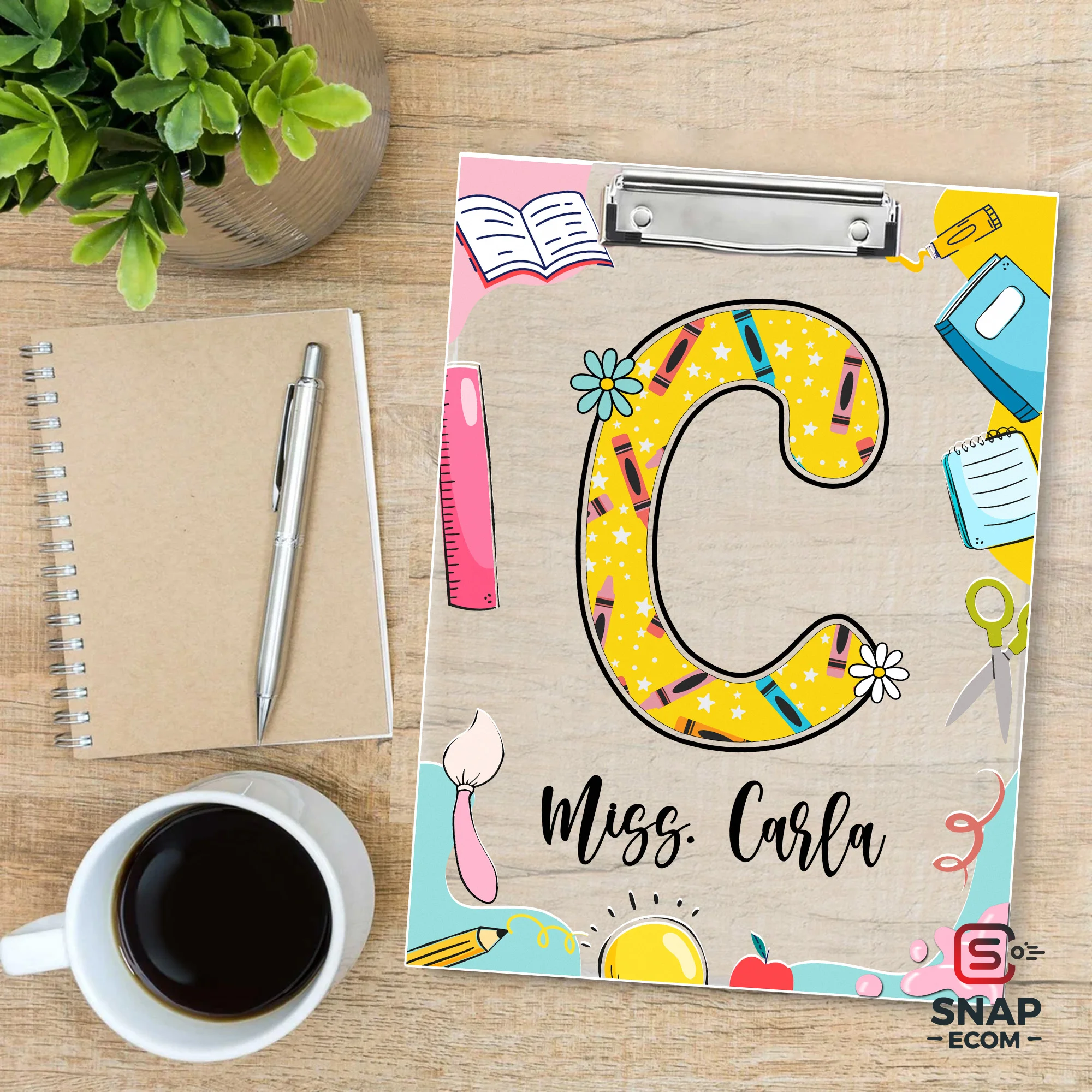 Personalized Teacher Acrylic Clipboard - 3