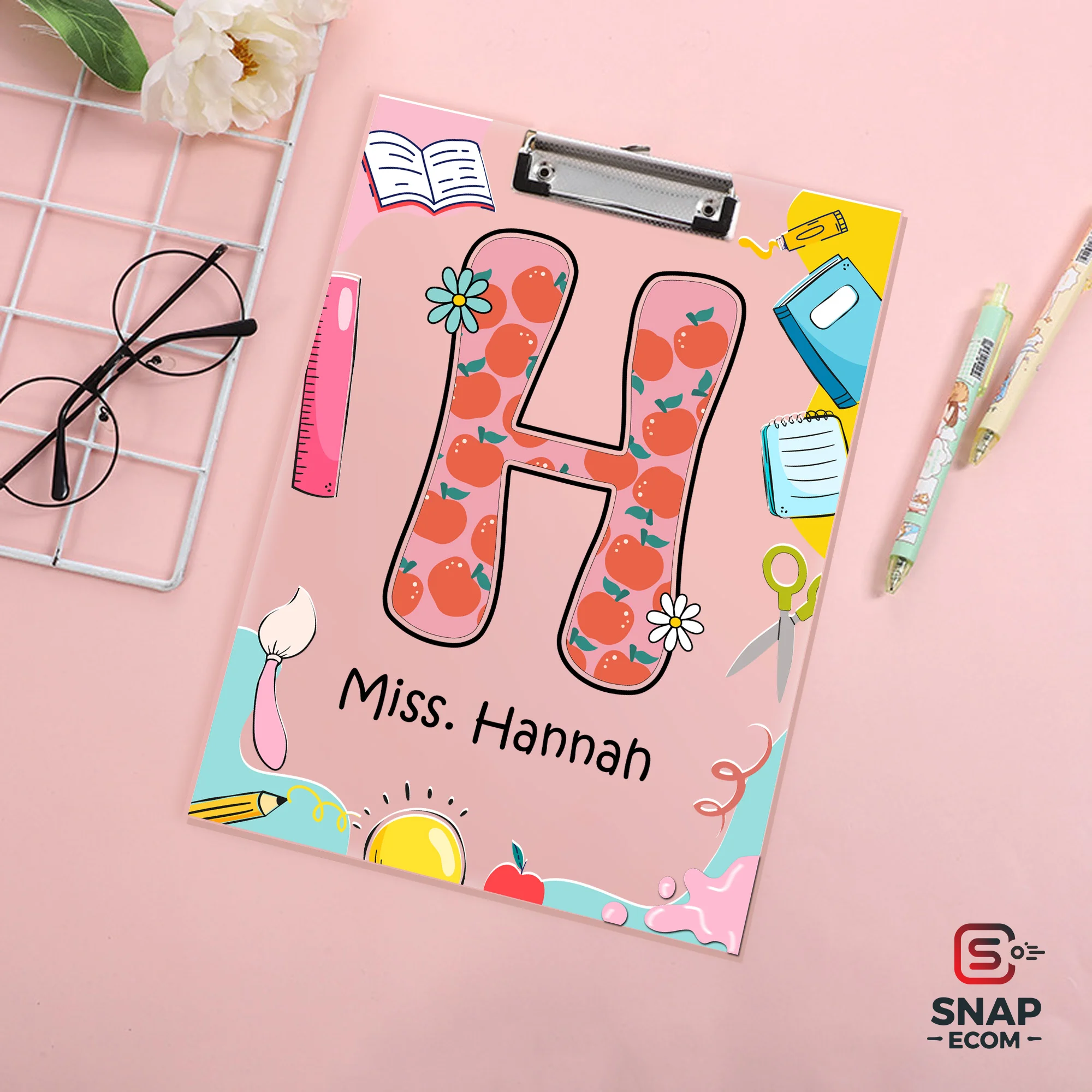 Personalized Teacher Acrylic Clipboard - 6