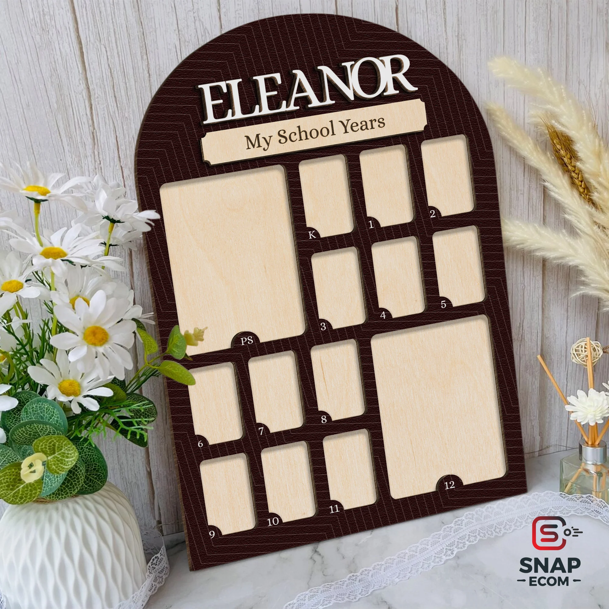 Personalized Photo School Year - 3 layers - 6