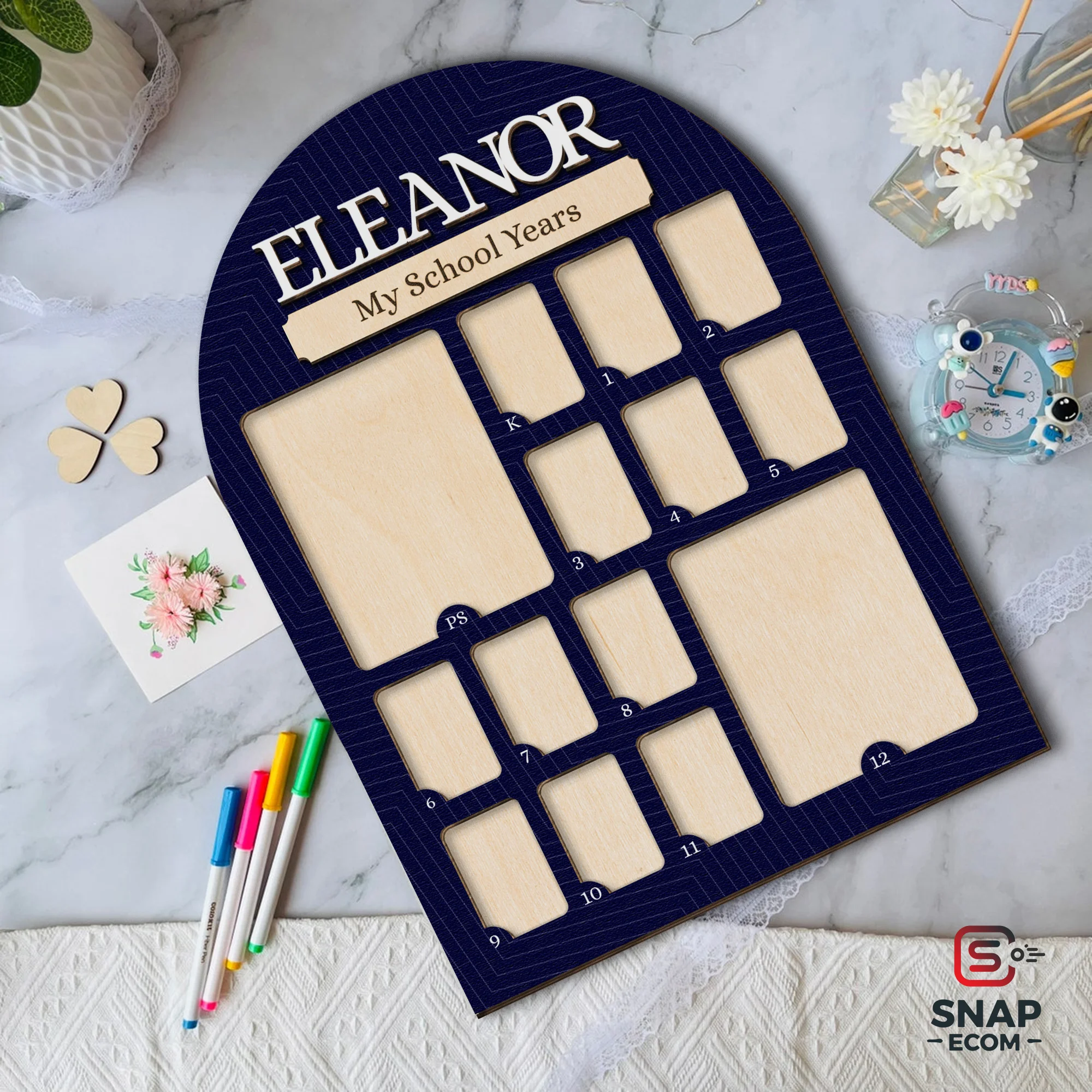 Personalized Photo School Year - 3 layers - 7