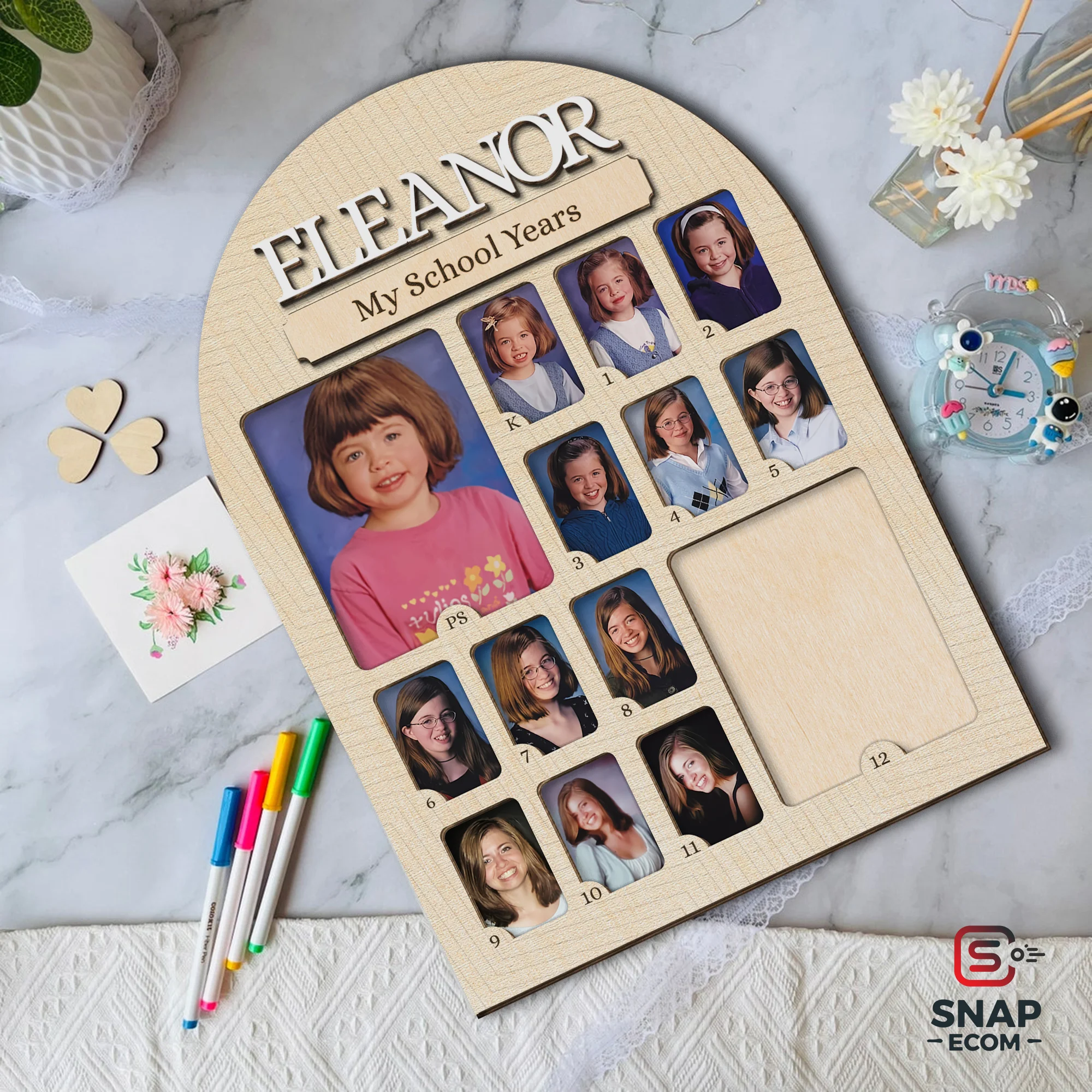 Personalized Photo School Year - 3 layers - 9