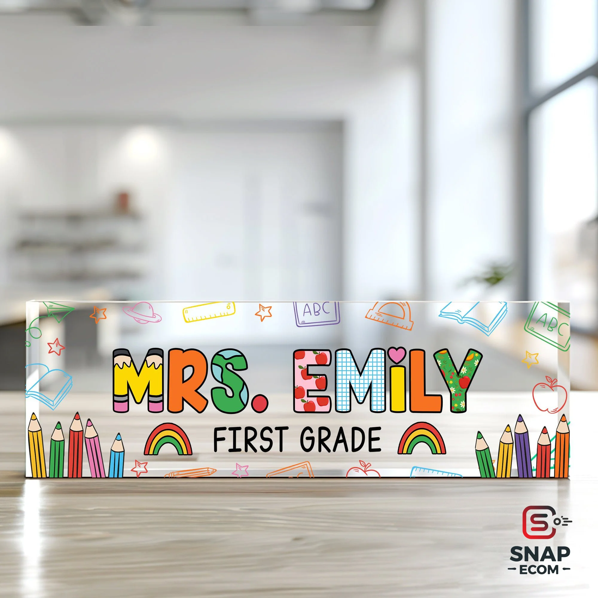 Personalized Desk Name Plate - 4