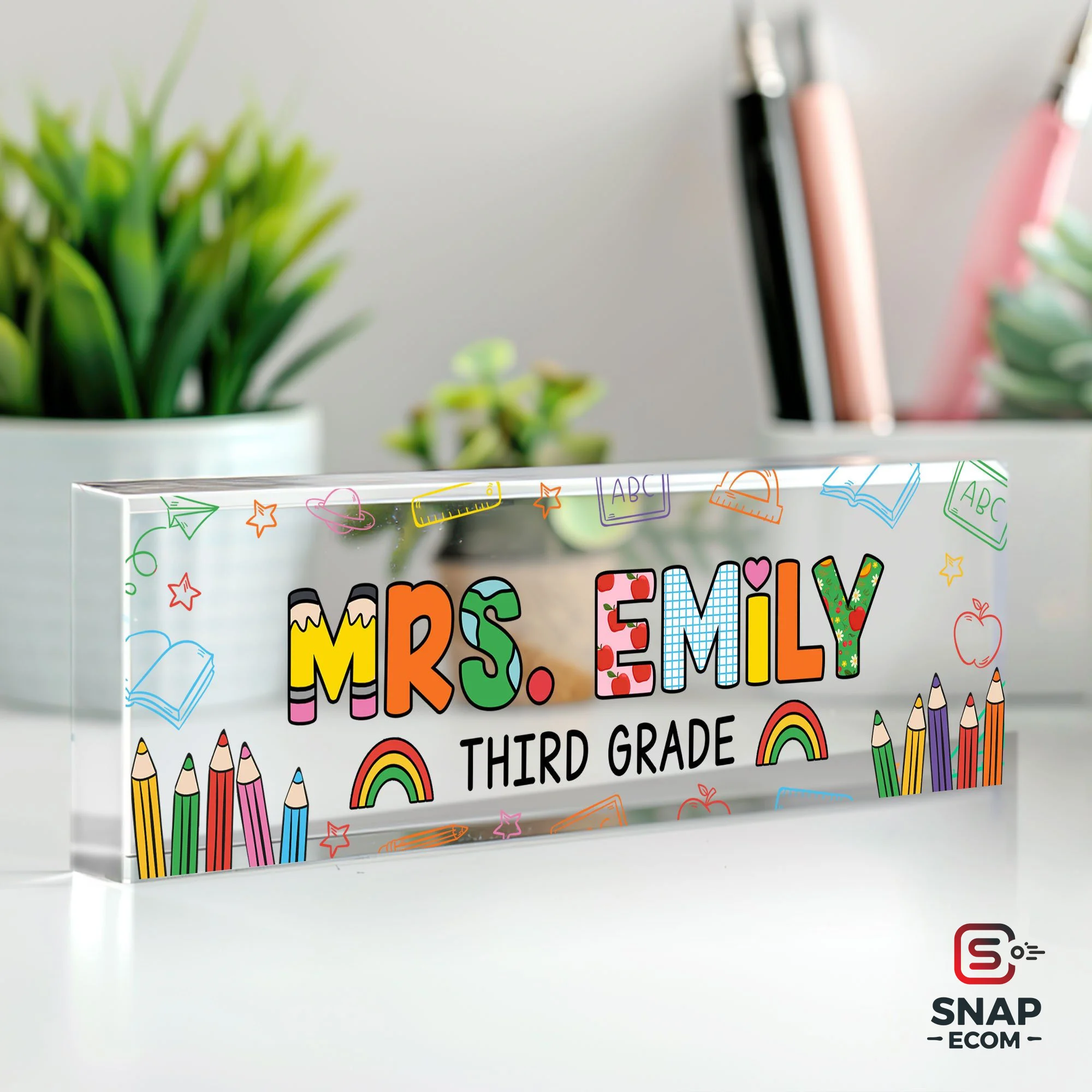 Personalized Desk Name Plate - 5