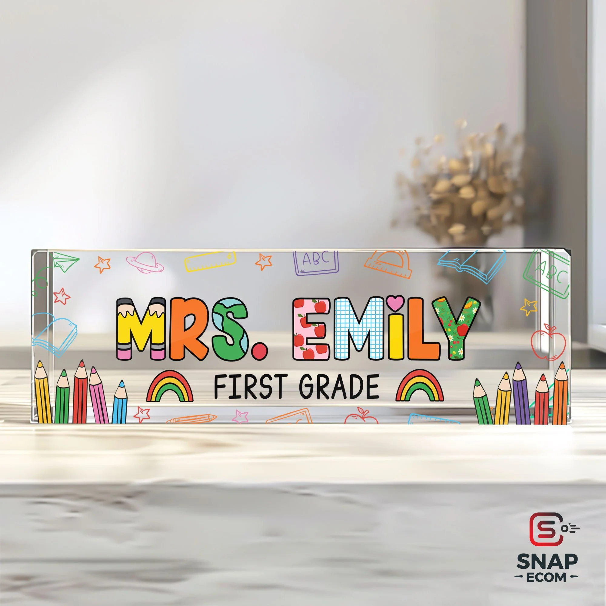 Personalized Desk Name Plate - 9