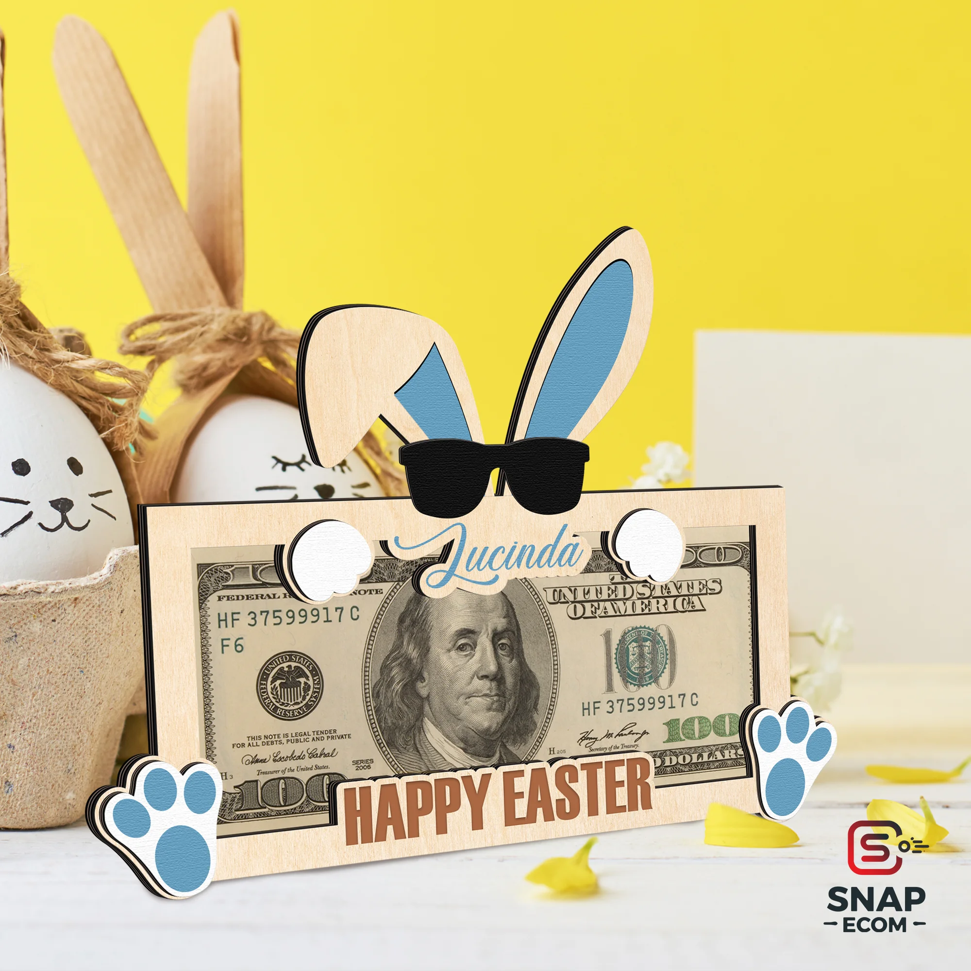 Personalized Easter Money Holder