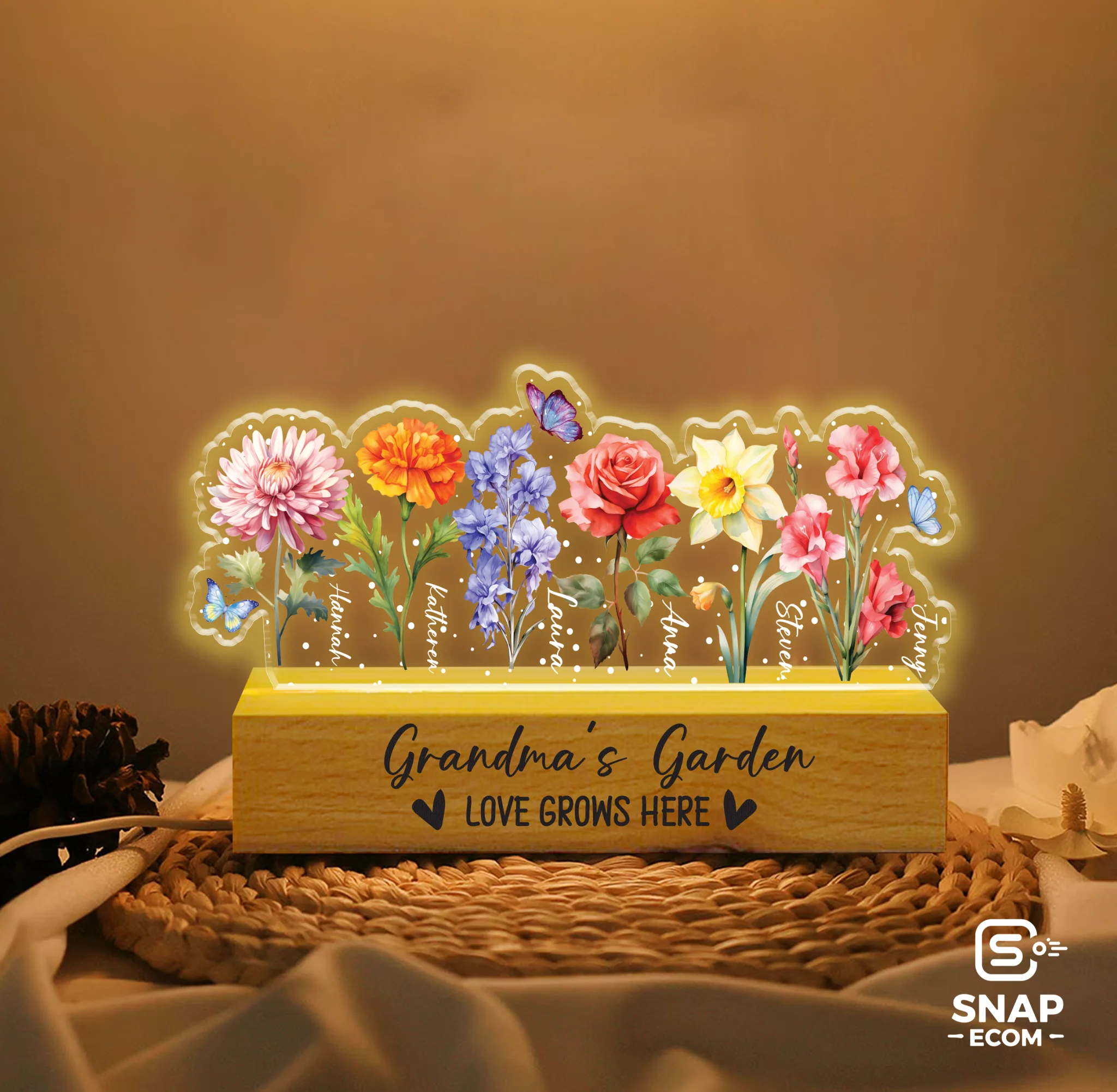 Custom Acrylic Night Light – Rectangle Base - 13