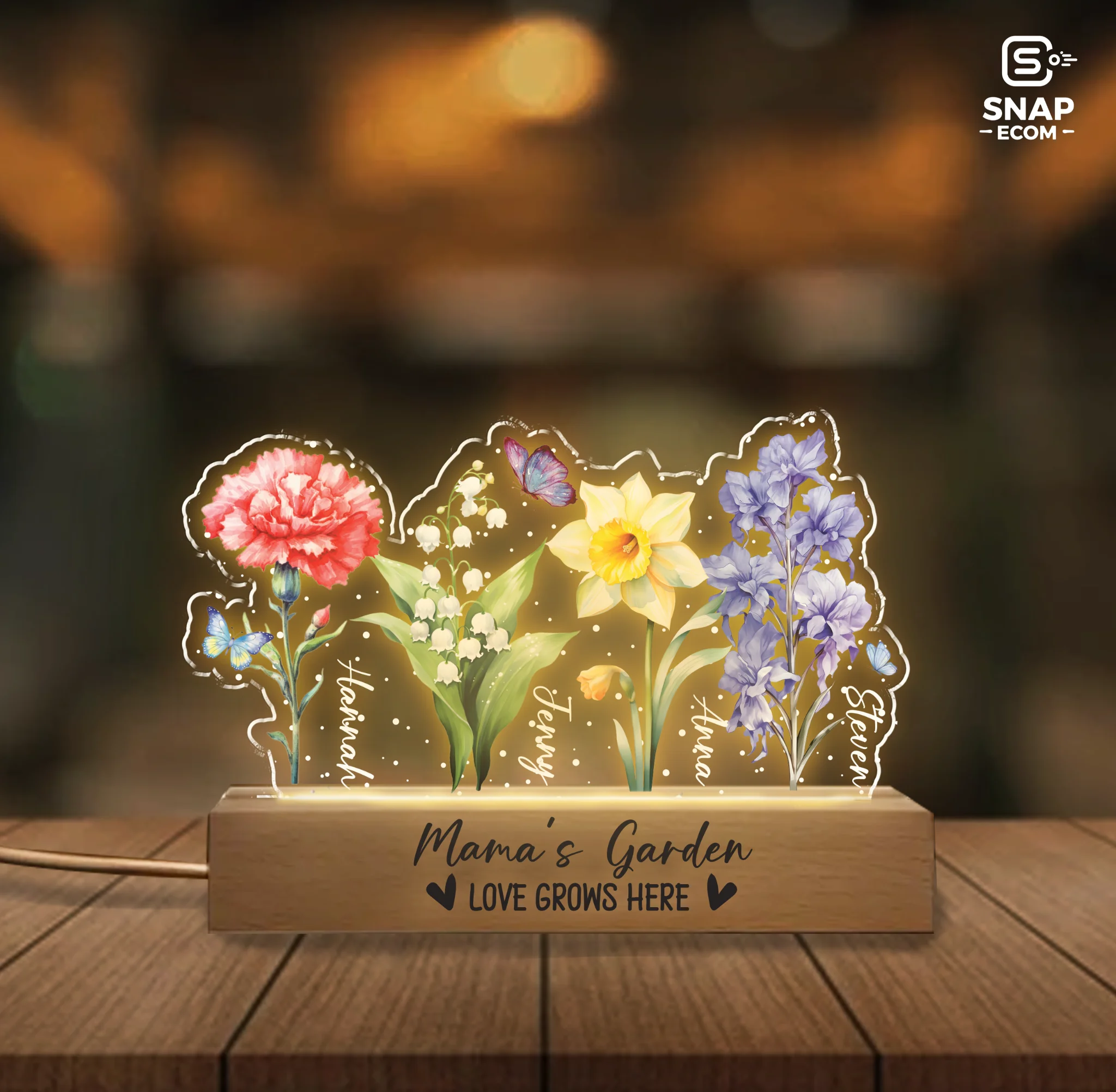 Custom Acrylic Night Light – Rectangle Base - 14