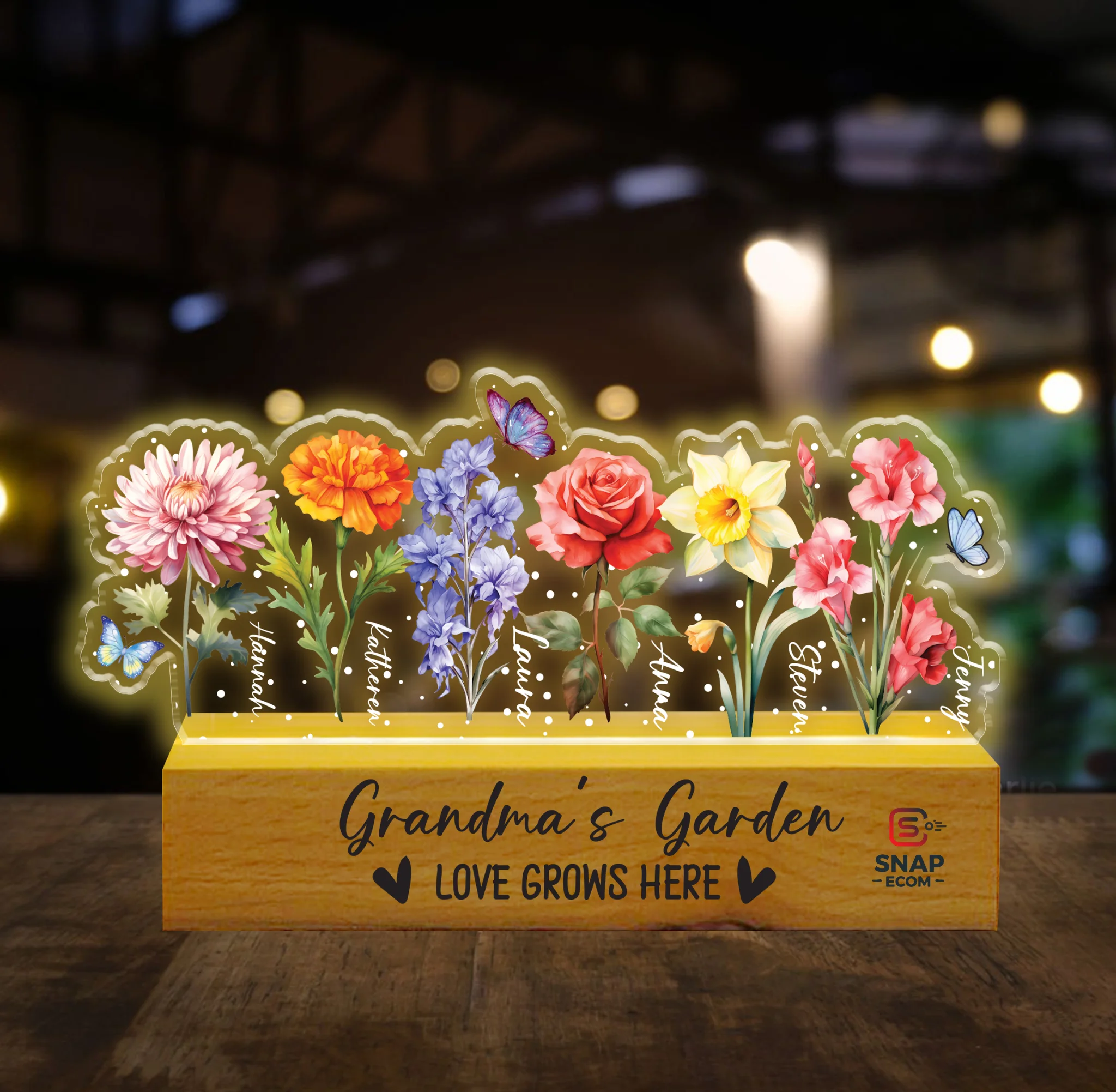 Custom Acrylic Night Light – Rectangle Base - 15