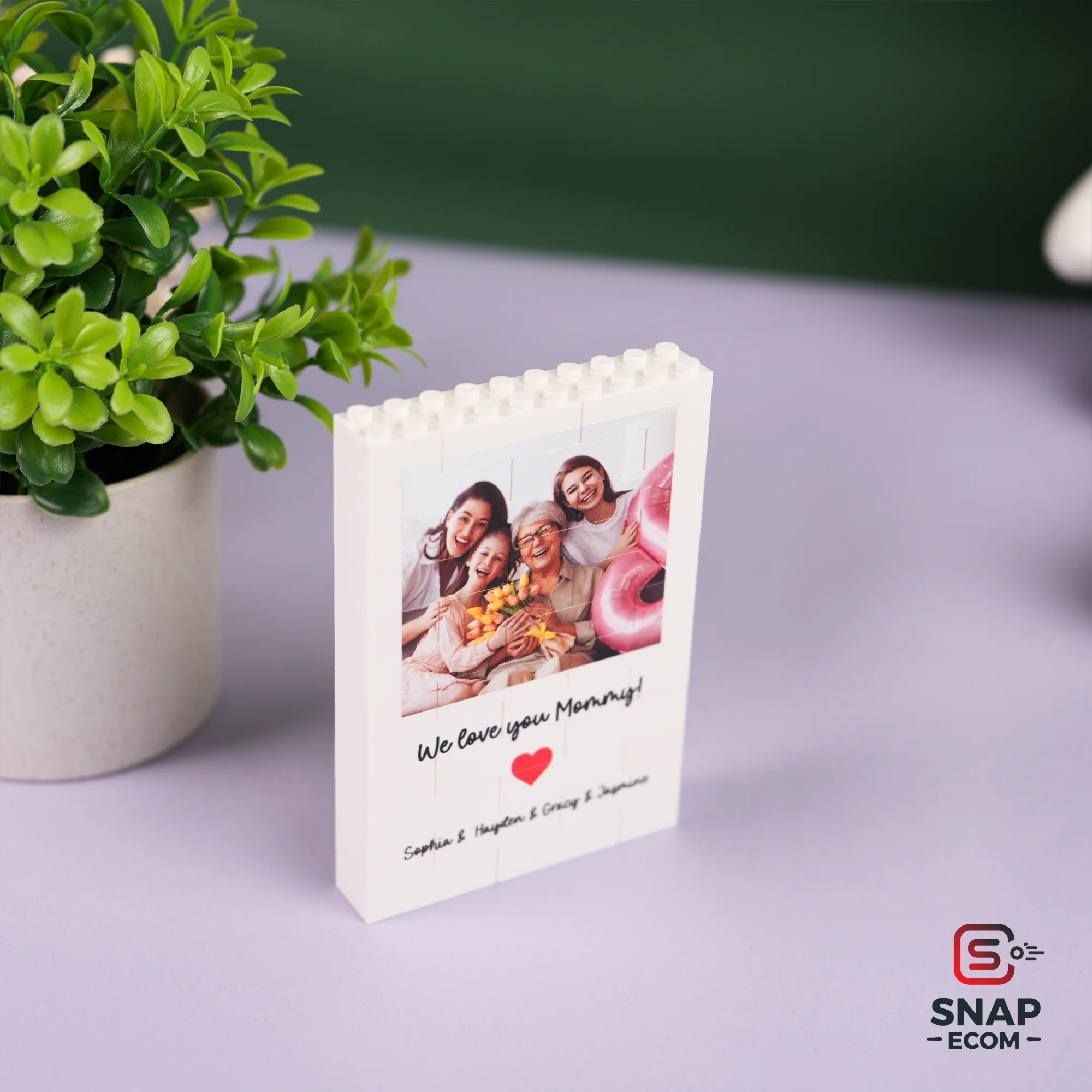 Personalized BY Lego Rectangle - 6