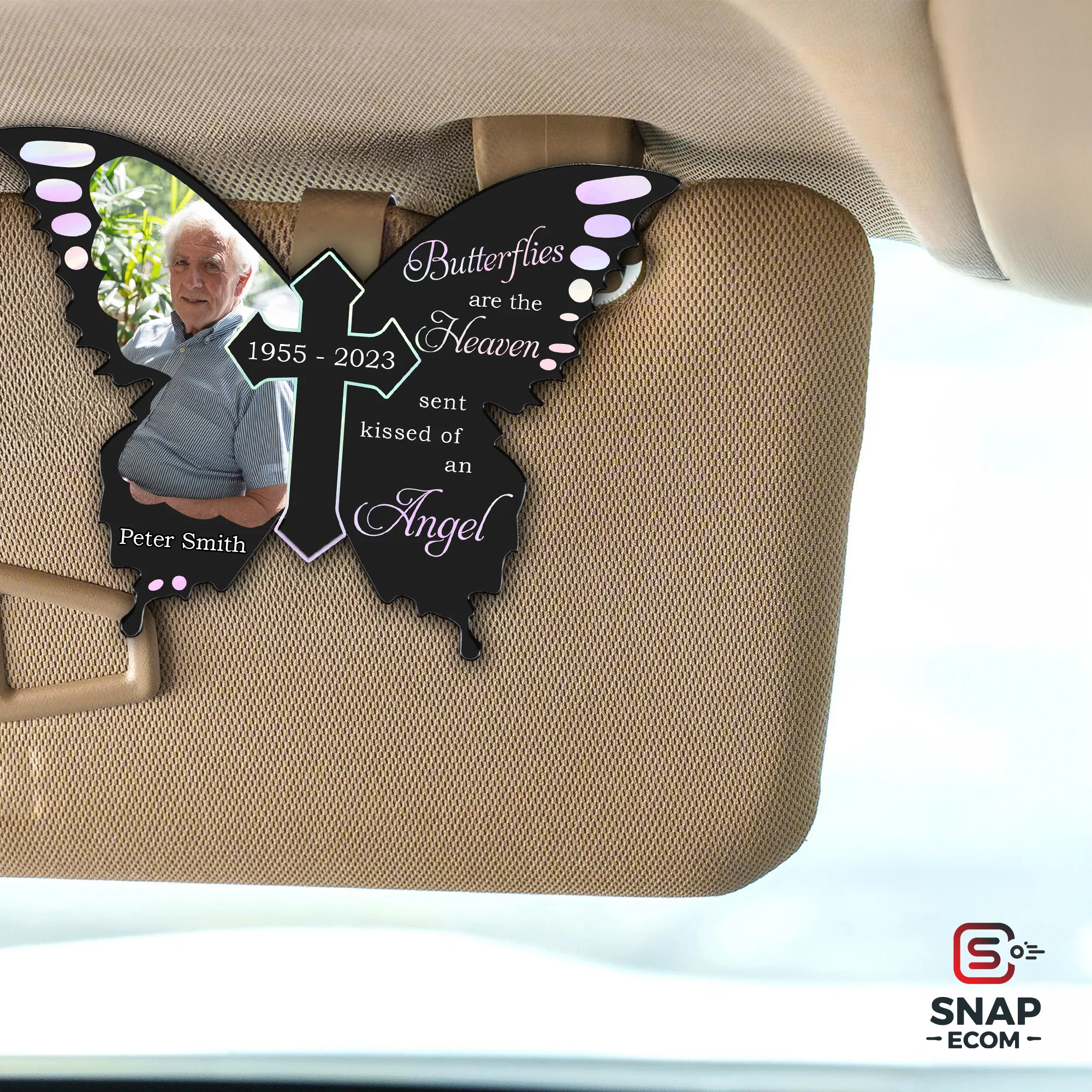 Personalized Car Visor Clip 1 layer Shape - 3