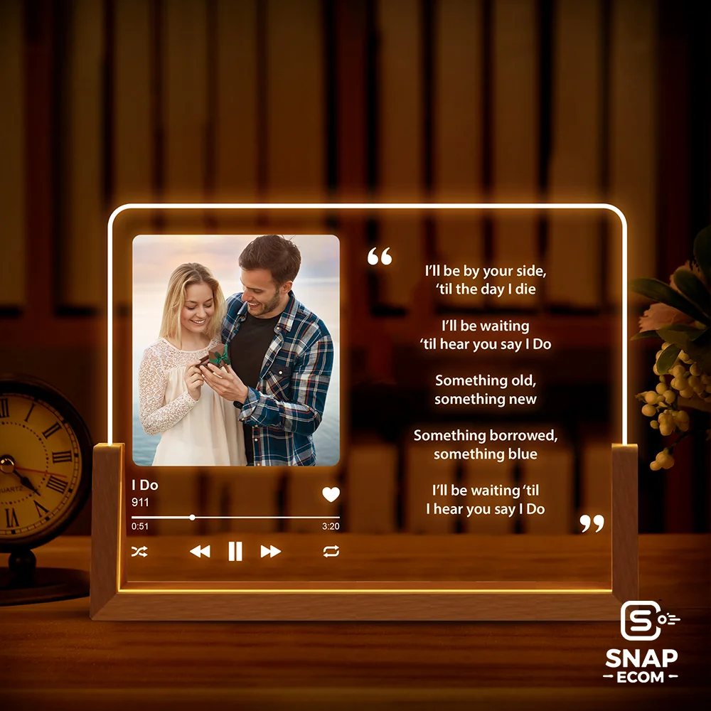 Custom Acrylic Night Light – U shaped Base - 8