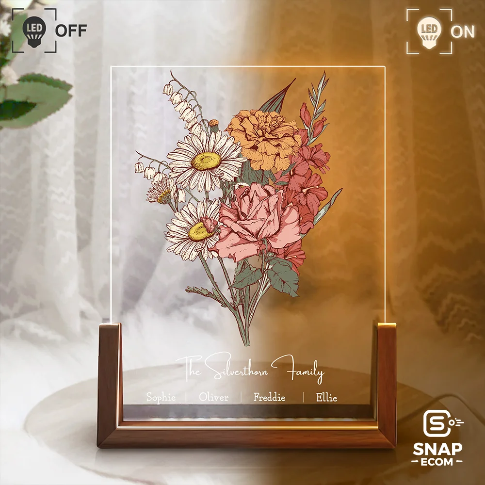 Custom Acrylic Night Light – U shaped Base - 14