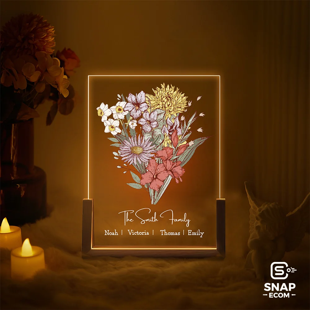 Custom Acrylic Night Light – U shaped Base - 15