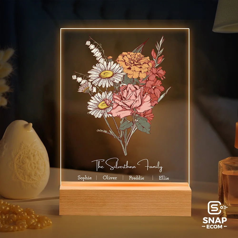 Custom Acrylic Night Light – U shaped Base - 19