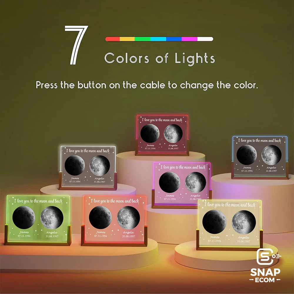 Custom Acrylic Night Light – U shaped Base - 25