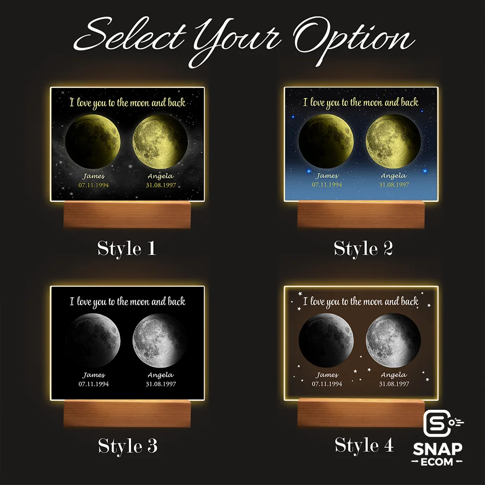 Custom Acrylic Night Light – U shaped Base - 27