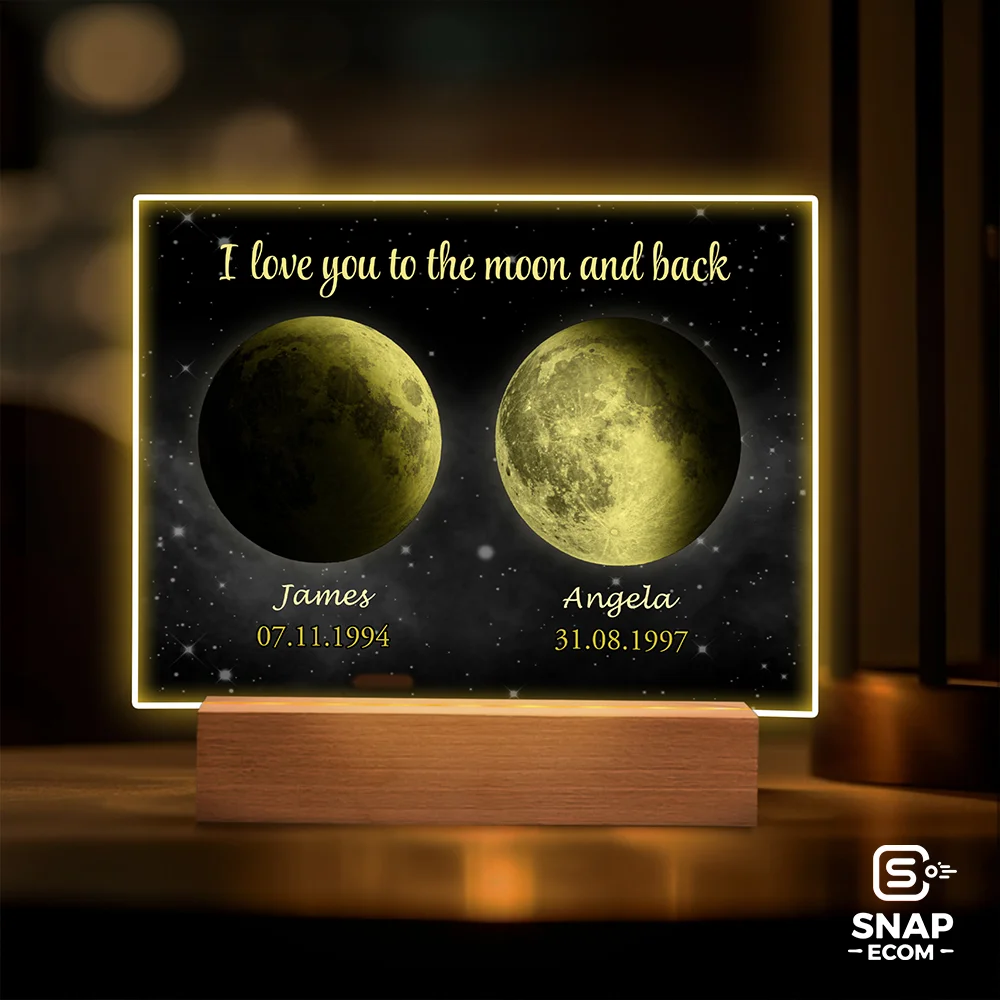 Custom Acrylic Night Light – U shaped Base - 28