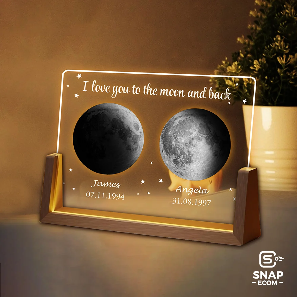 Custom Acrylic Night Light – U shaped Base - 30